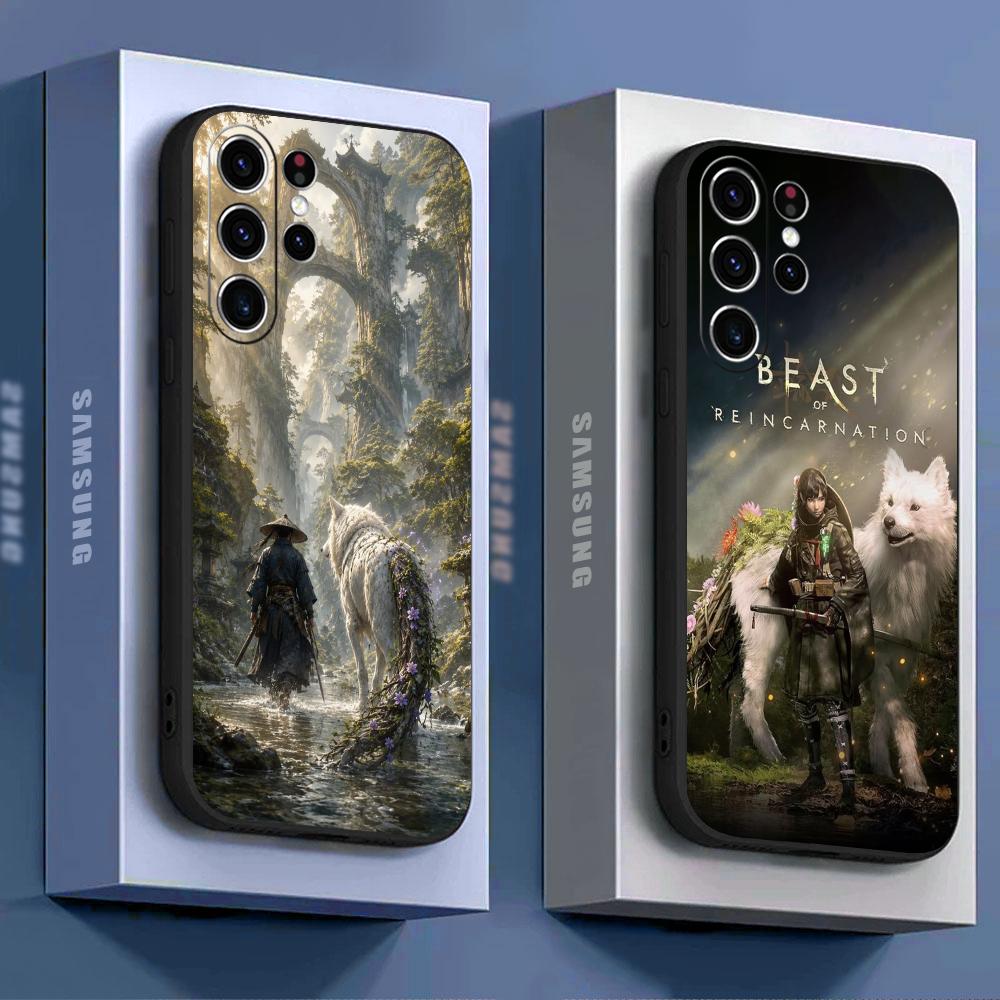 Samsung Galaxy S25 - เคสโทรศัพท์ลายการ์ตูนสัตว์สุดเท่แห่งการกลับมาเกิดใหม่ สำหรับ Samsung Galaxy S26 S25