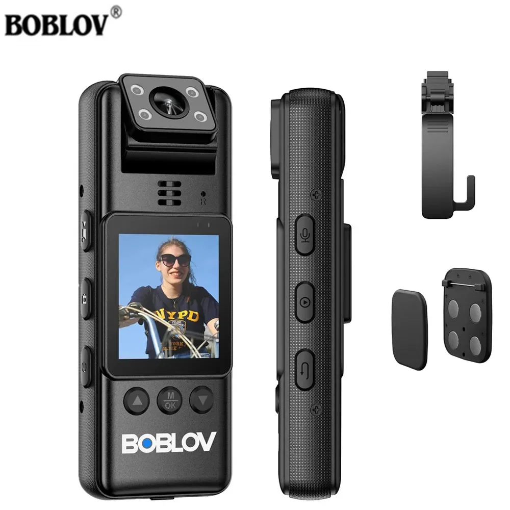 Compact Camera Mirrorless - BOBLOV A23 กล้องมินิอินฟราเรดสำหรับการมองเห็นในที่มืด ความละเอียด 1080P เลนส์หมุนได้