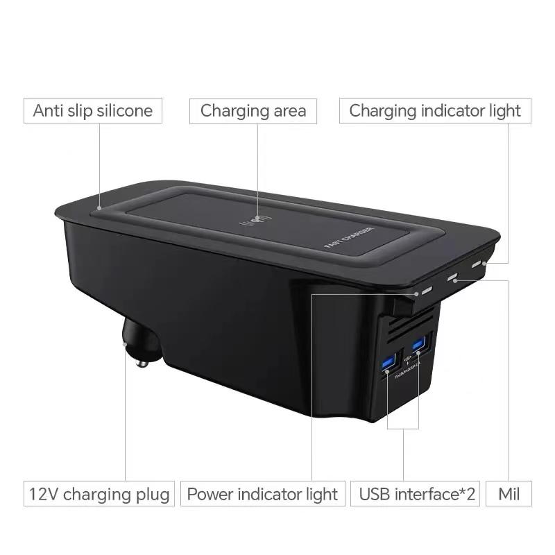 Wireless Phone Charger Pad - ที่ชาร์จแบบไร้สาย15W สำหรับวอลโว่ V60 S90 XC90 S60