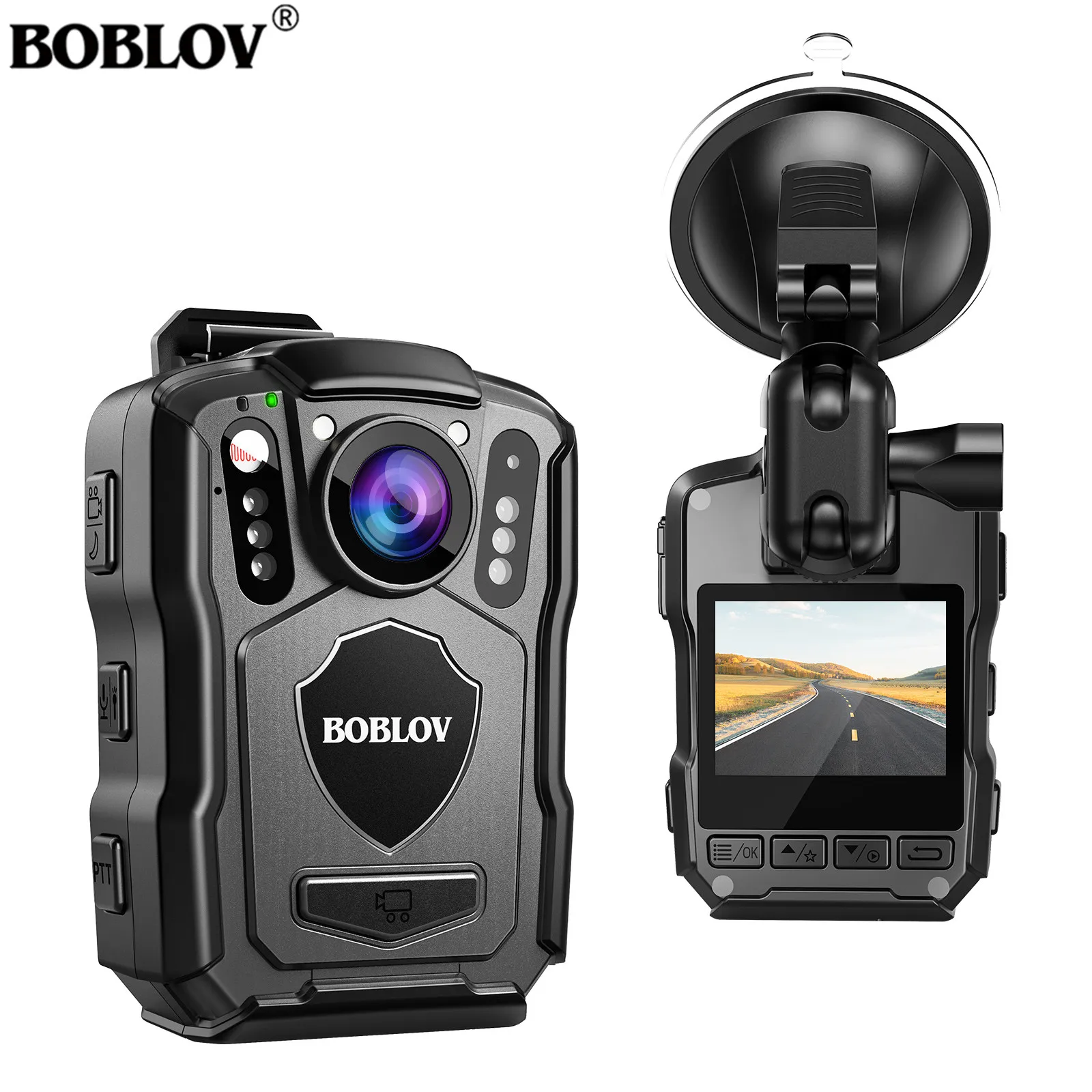 Compact Camera Mirrorless - BOBLOV M5 กล้องตัวตํารวจพร้อม GPS | 1440P
