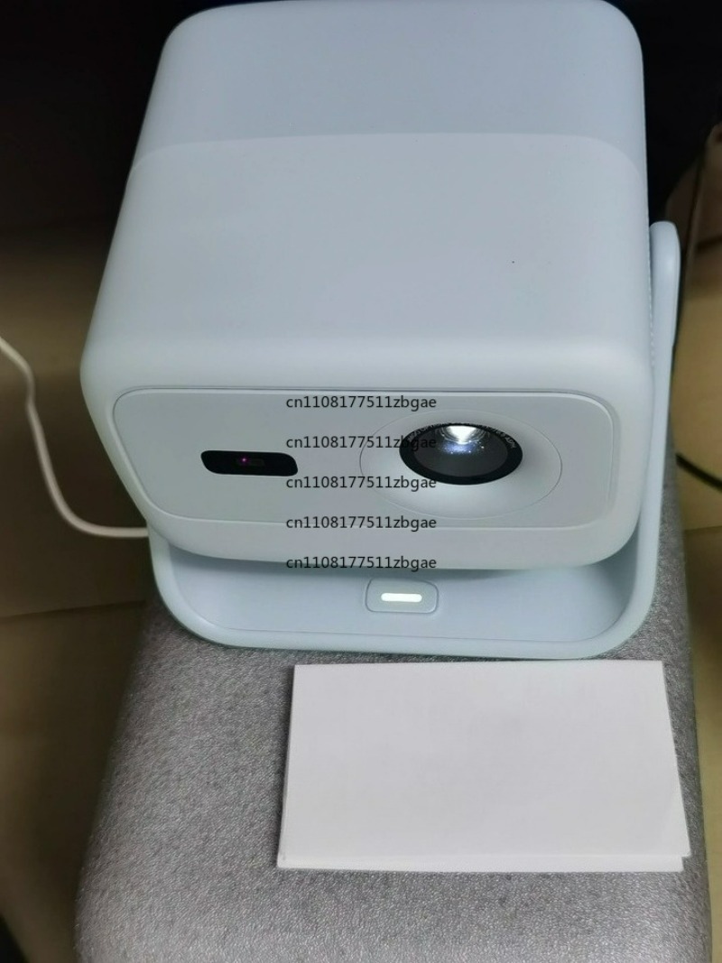 Mini Projector Portable - โปรเจคเตอร์มินิอัจฉริยะแบบปรับหมุนได้ พกพาสะดวก สำหรับโฮมเธียเตอร์ในห้องนั่งเล่นและห้องนอน