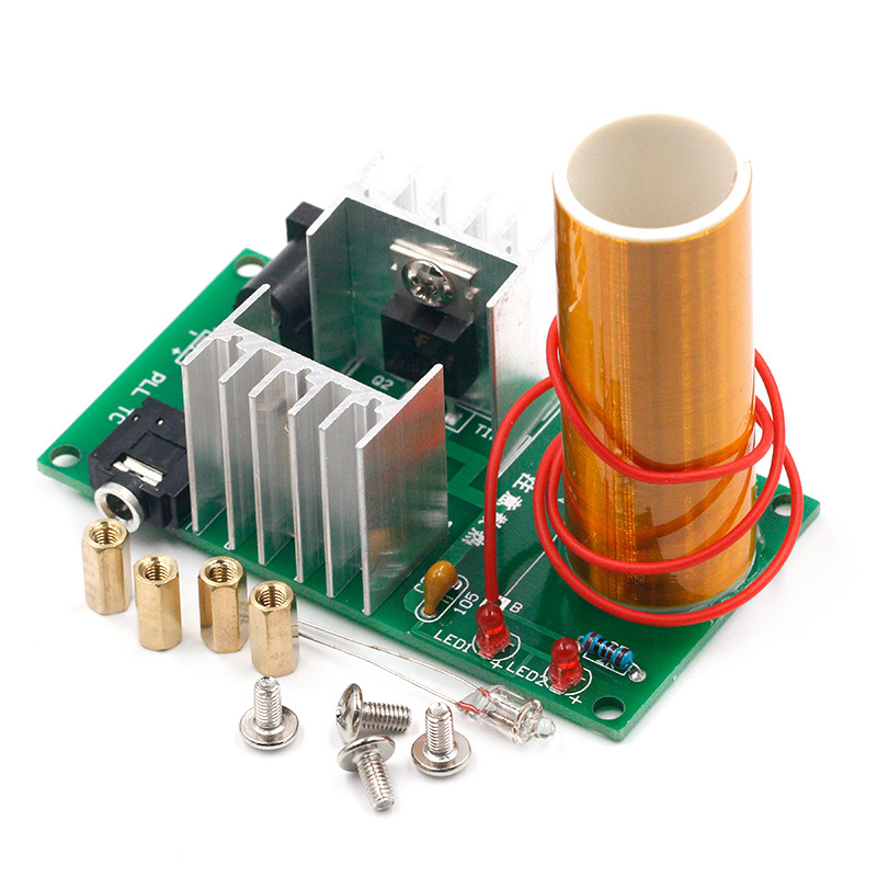 New Gadgets Electronic - Mini Tesla Coil DIY ชุดอิเล็กทรอนิกส์ DC