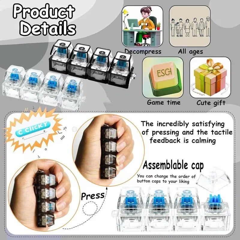 พวงกุญแจ LED รูปคีย์บอร์ด ของเ - Electronics Gadgets For Kids บทวิจารณ์และราคา