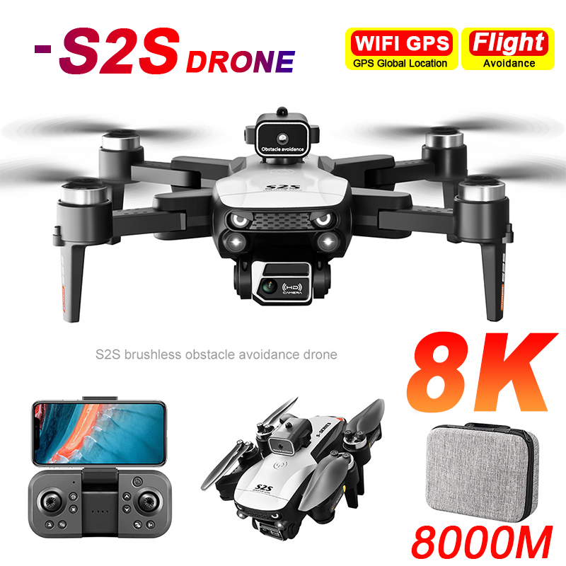 ใหม่S2S Drone 8K Professional  - New Gadgets Electronic บทวิจารณ์และราคา