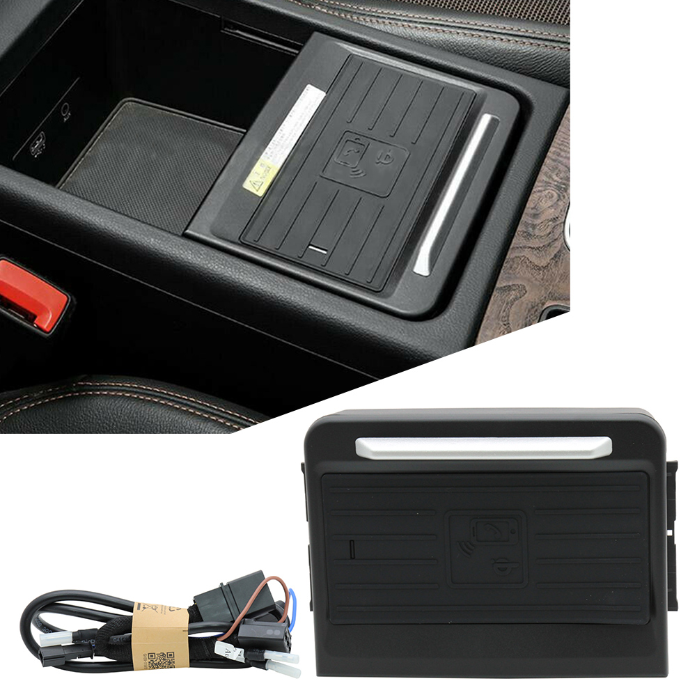 คอนโซลรถกล่องเก็บโทรศัพท์Fast  - Wireless Phone Charger Pad บทวิจารณ์และราคา