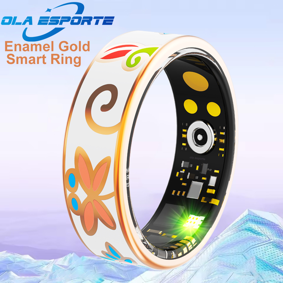 ใหม่เคลือบงานฝีมือแหวนสมาร์ทสํ - Smart Ring Health บทวิจารณ์และราคา