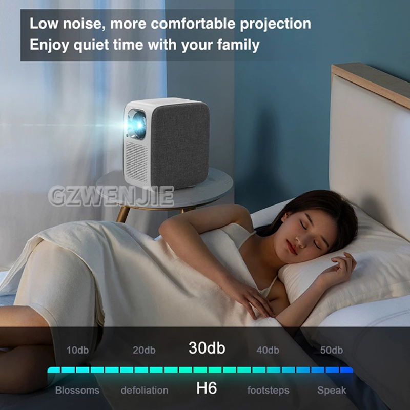 H6 มินิโปรเจคเตอร์ LED 1080P ฟ - Mini Projector Portable บทวิจารณ์และราคา
