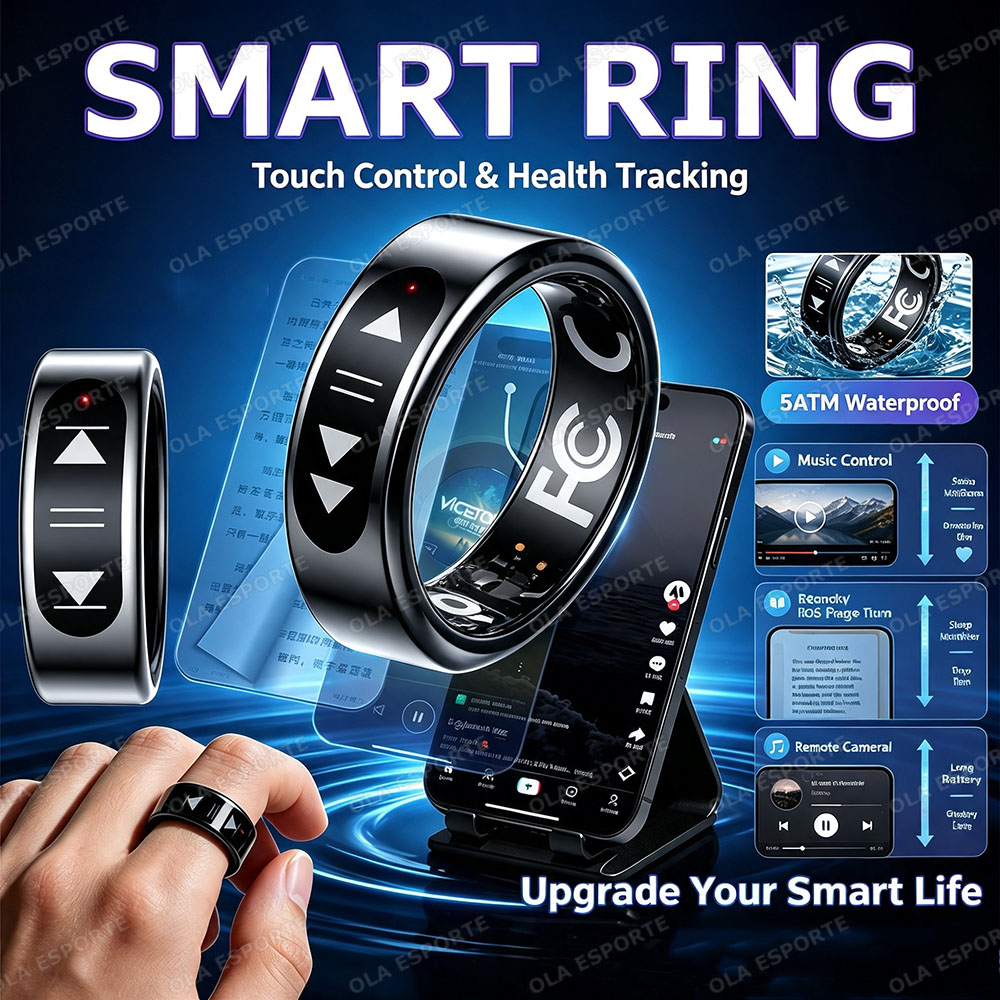 แหวนอัจฉริยะควบคุมด้วยระบบสัมผ - Smart Ring Health บทวิจารณ์และราคา