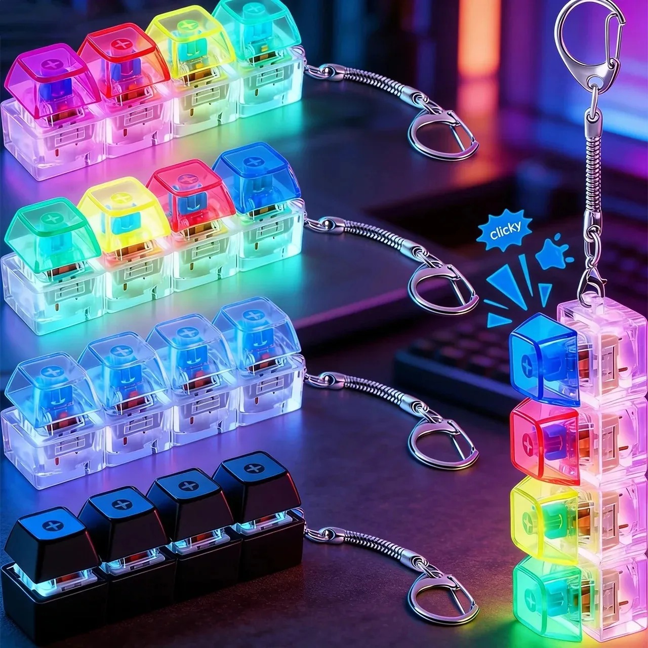 พวงกุญแจคีย์บอร์ด LED ของเล่นค - Electronics Gadgets For Kids บทวิจารณ์และราคา