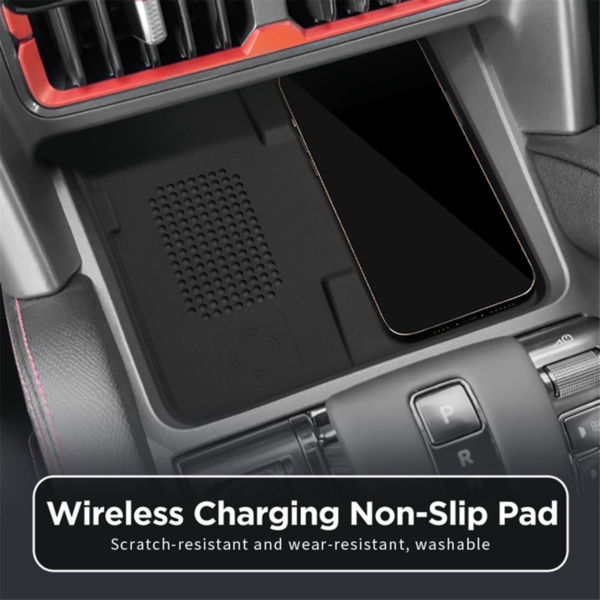 แผ่นรองชาร์จไร้สายสำหรับรถยนต์ - Wireless Phone Charger Pad บทวิจารณ์และราคา