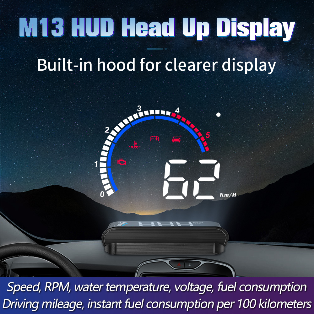 M13 เครื่องฉายความเร็ว OBD สำห - Mini Projector Portable บทวิจารณ์และราคา