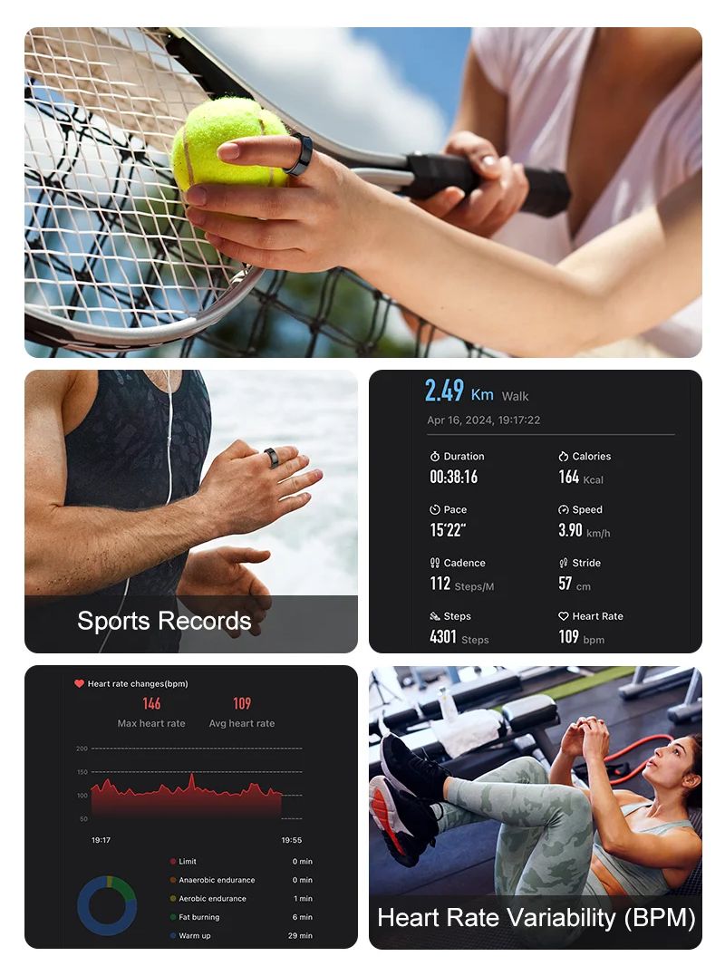 ใหม่แหวนสมาร์ท R09 Health Moni - Smart Ring Health บทวิจารณ์และราคา