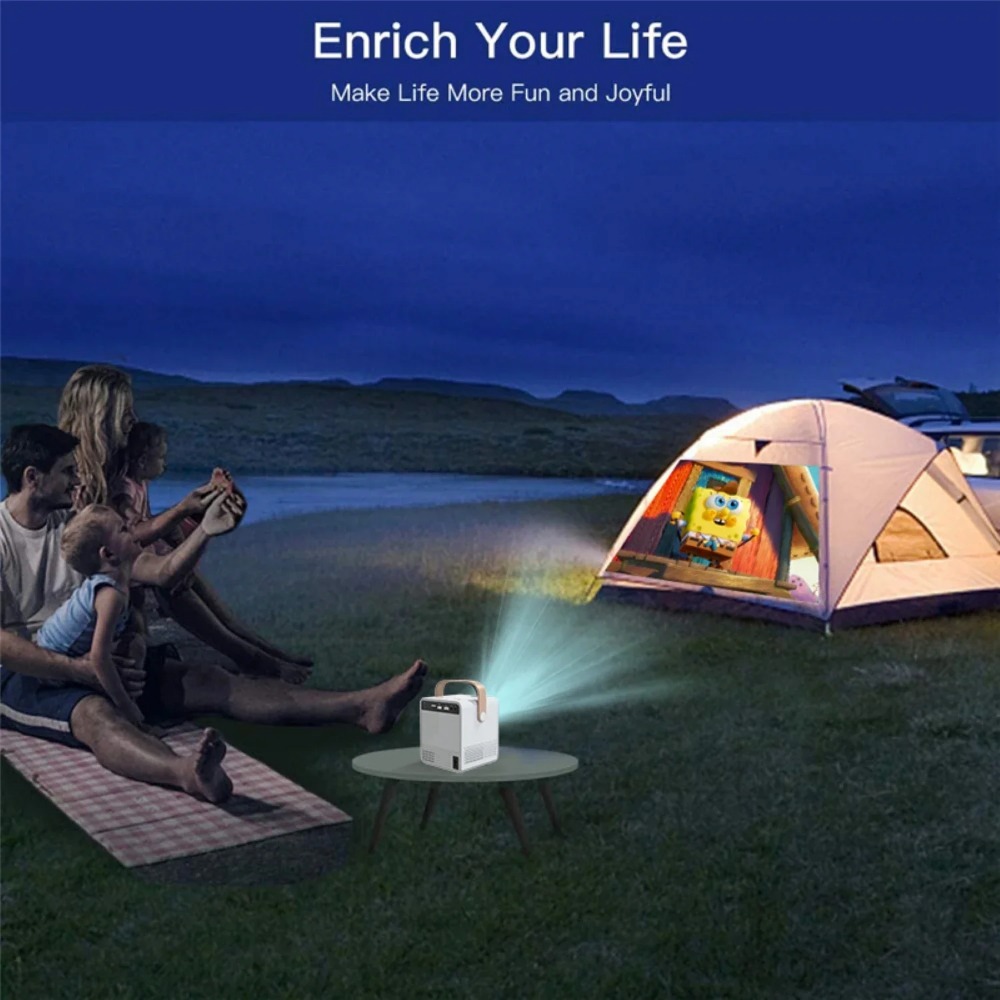 สมาร์ทแบบพกพา 4K โปรเจคเตอร์มิ - Mini Projector Portable บทวิจารณ์และราคา