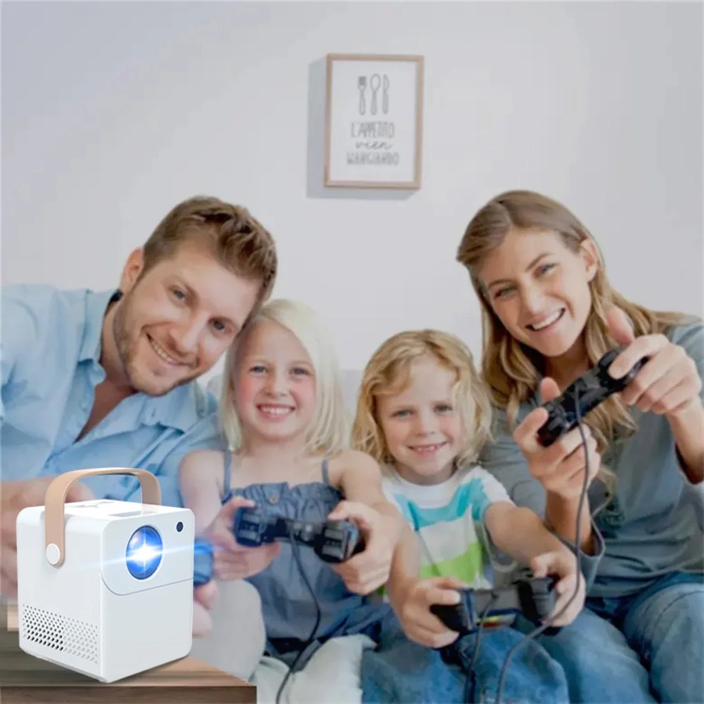 สมาร์ทแบบพกพา 4K โปรเจคเตอร์มิ - Mini Projector Portable บทวิจารณ์และราคา